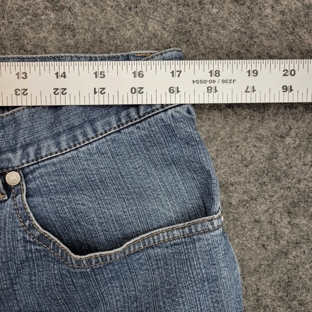 Alberto Jeans Mens 34x28 Streetwear Comfort Fit Straight Leg Americana